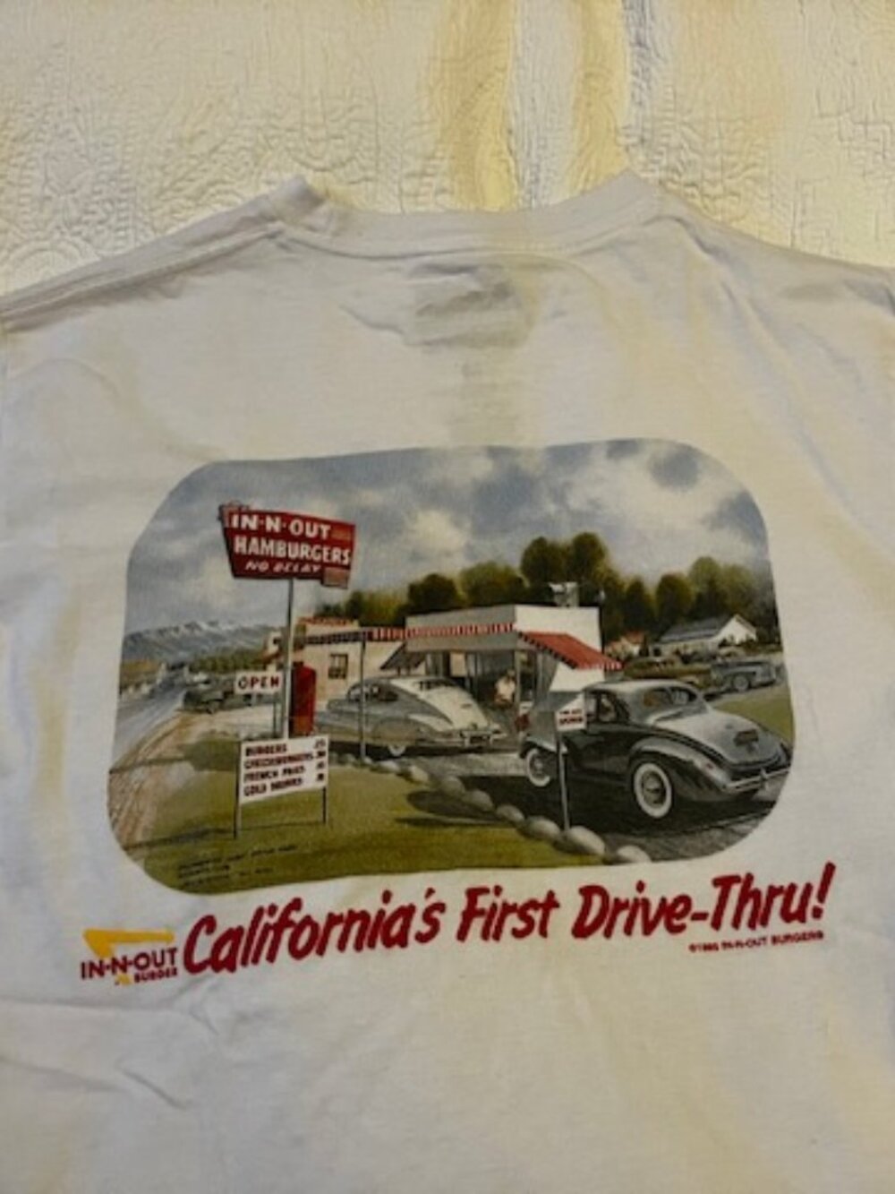 In-N-Out Burger California's First-Drive Thru 1985 Retro Tee Shirt